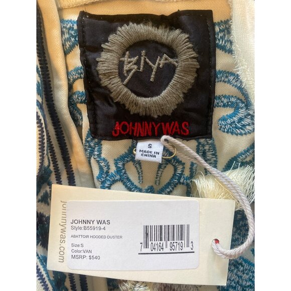 NWT Johnny Was Hooded Duster Embroidered Open Cardigan Small MSRP$540 Rare! HTF - Picture 9 of 17